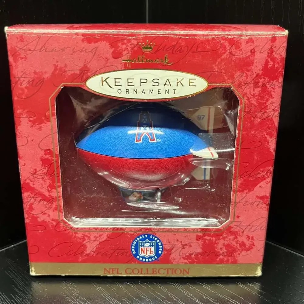 Hallmark Keepsake Christmas Ornament 1997 Houston Oilers NFL Collection